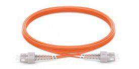 Fiber patch cord Multi-mode, OM2, duplex, LC/SC, 3m (P/N: 2104-15001)